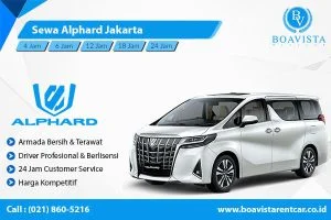 sewa alphard bandung di boavista rent car